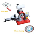 Small manual sharpedge grinding machine for alloy circular saw blade gear grinding with adjustable angle wheel