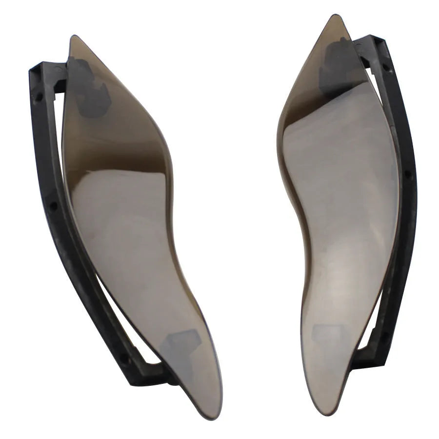 Harley Davidson trike windshield side wing replacement set in ABS plastic