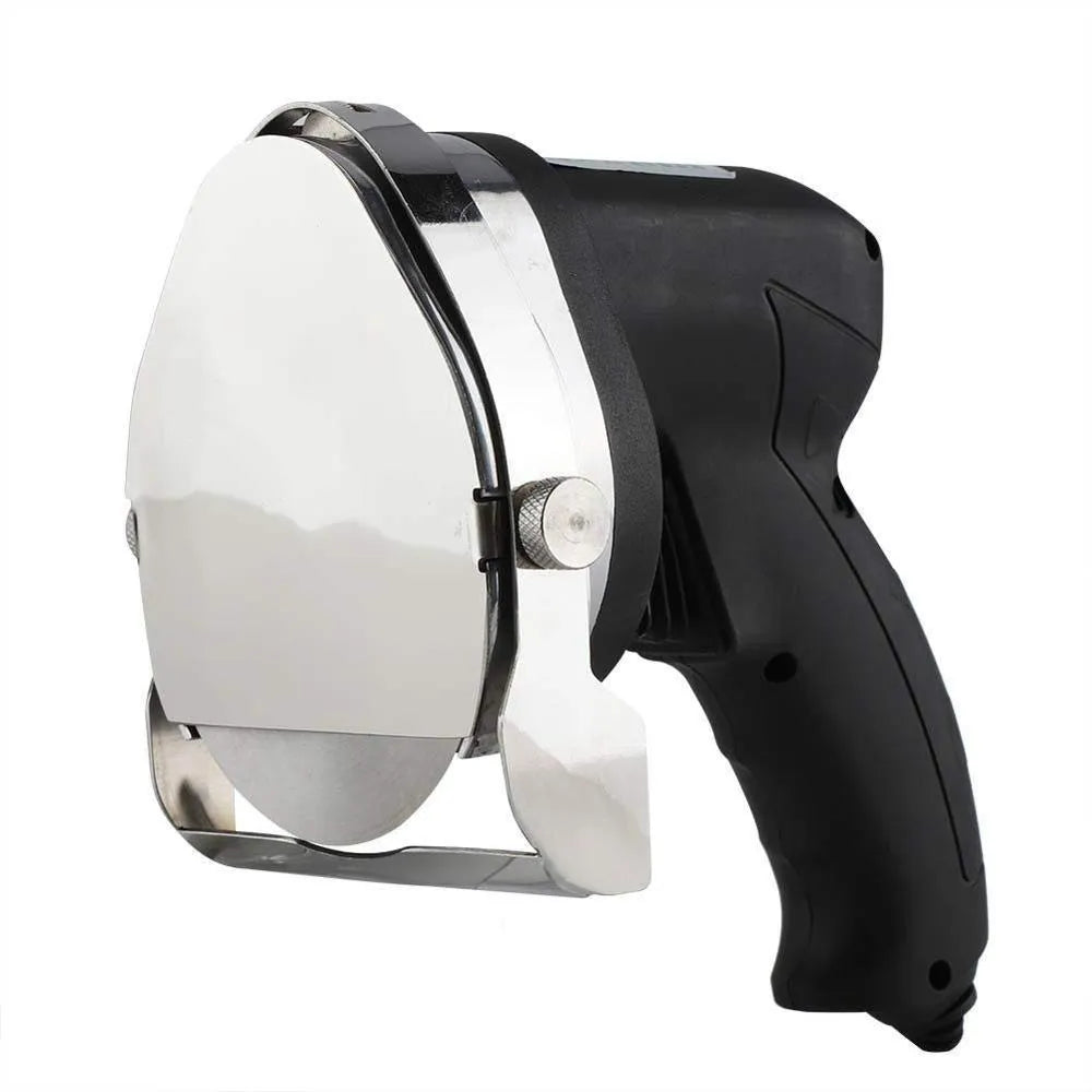 Black electric meat cleaver with UK plug for turkey barbecue machine processing