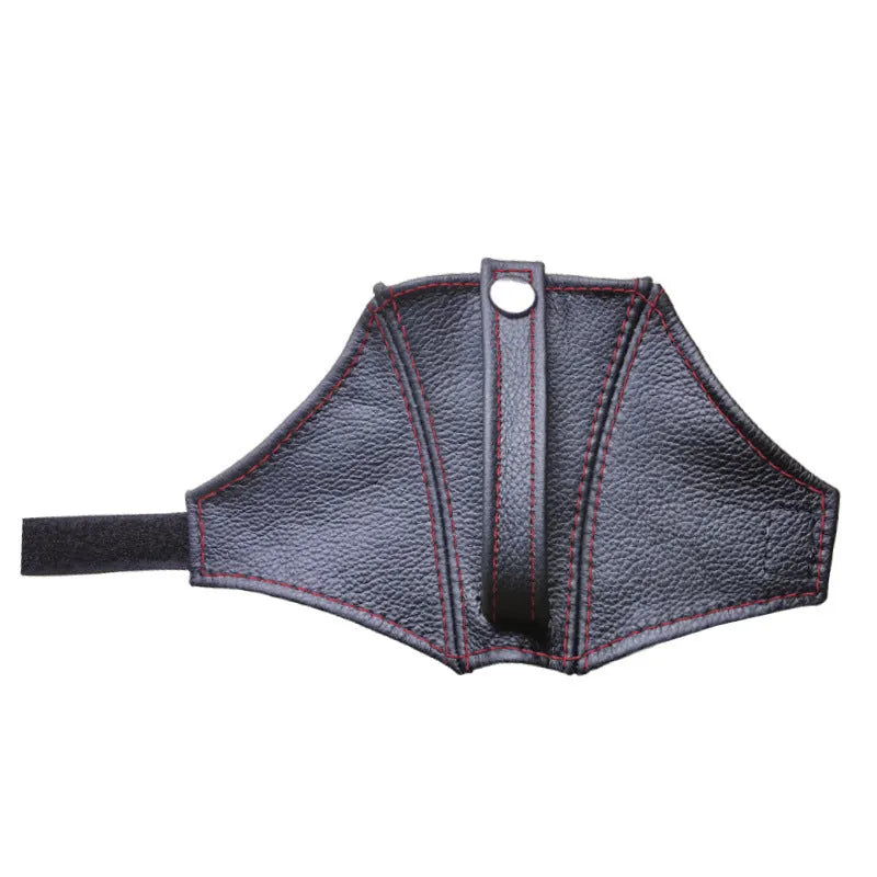 Leather racing seat belt shoulder strap cover with multicolour thread options for RECARO Bride bucket seats