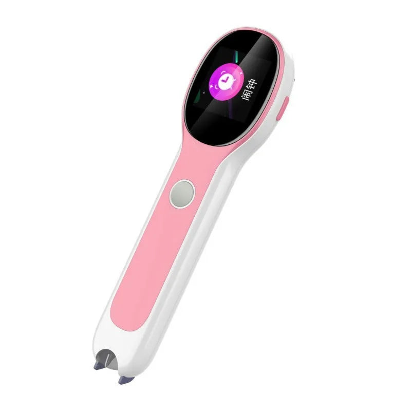 Universal reading pen in white ABS plastic with baking varnish finish for English learning and translation