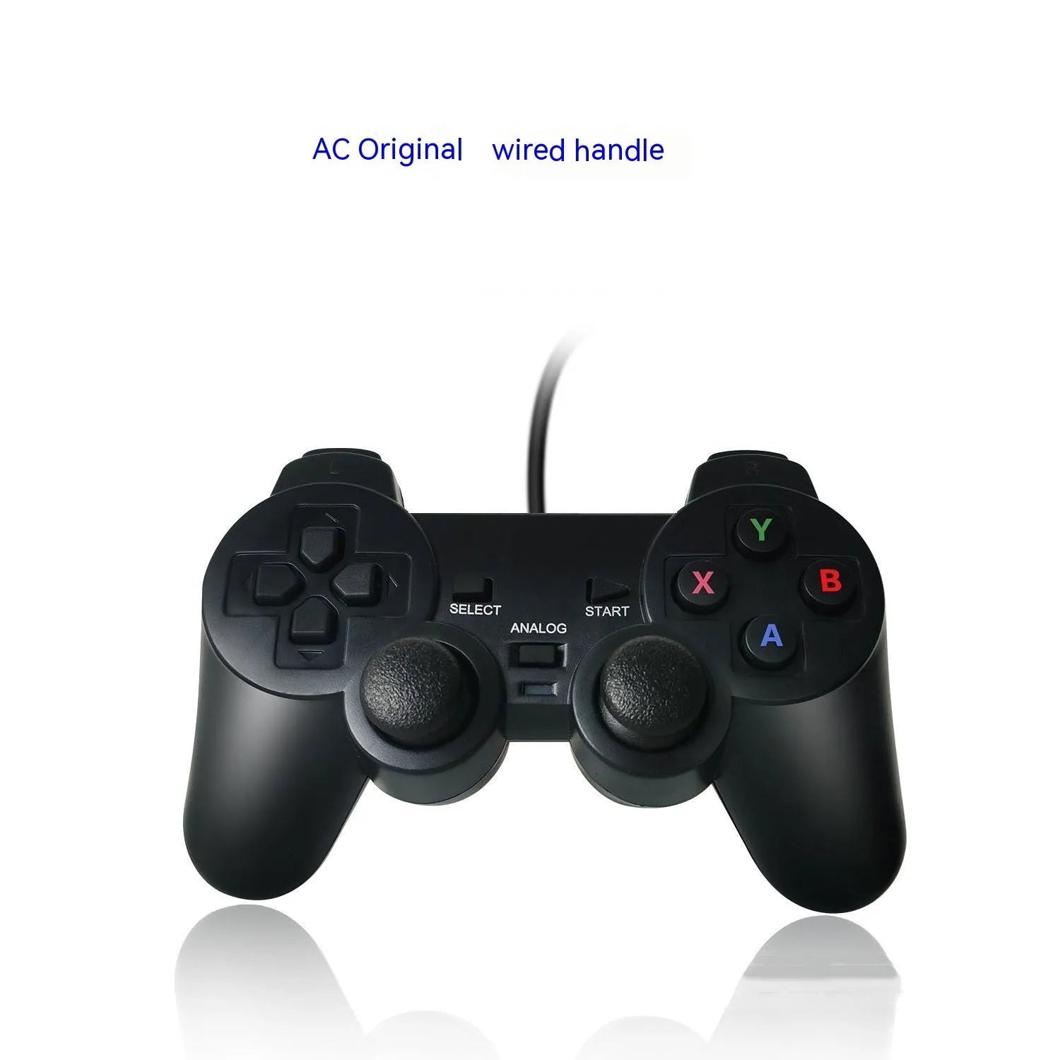 Super ConsoleX BoxArcade wired USB game controller showing SNES and AC original handle design options