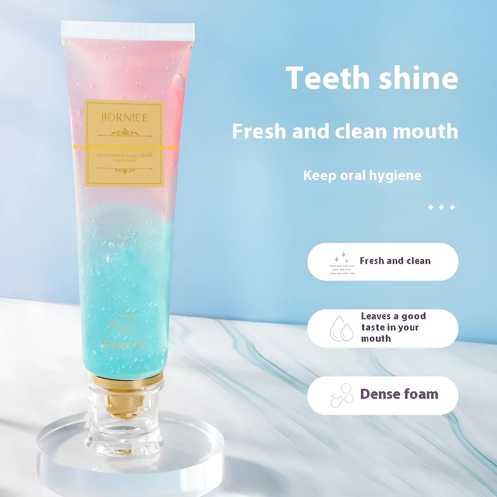 Nicotinamide dazzling white toothpaste 100g tube for adult oral care