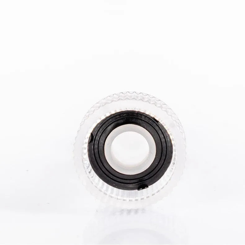 Transparent plastic water inlet joint for Kärcher pressure washers with 3cm diameter filter screen