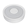 White ZigBee smart home gateway with dimensions 78mm x 78mm x 25mm