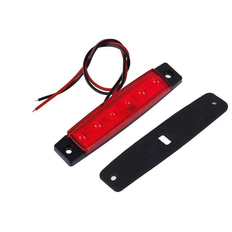 SMD LED trailer side warning light with PVC housing in five colour options