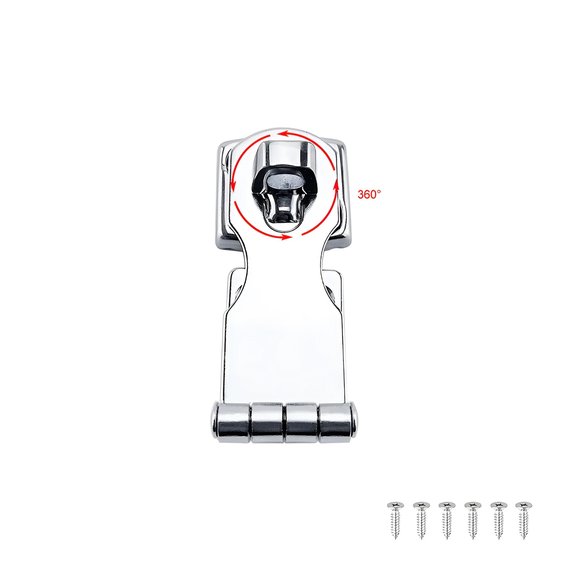 304 stainless steel lock latch hasp bolt with mirror finish silver colour