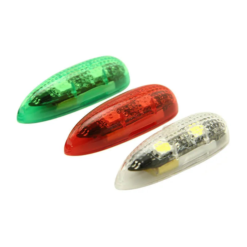 V3 wireless charging waterproof LED navigation lights for model cars and boats with adhesive backing.