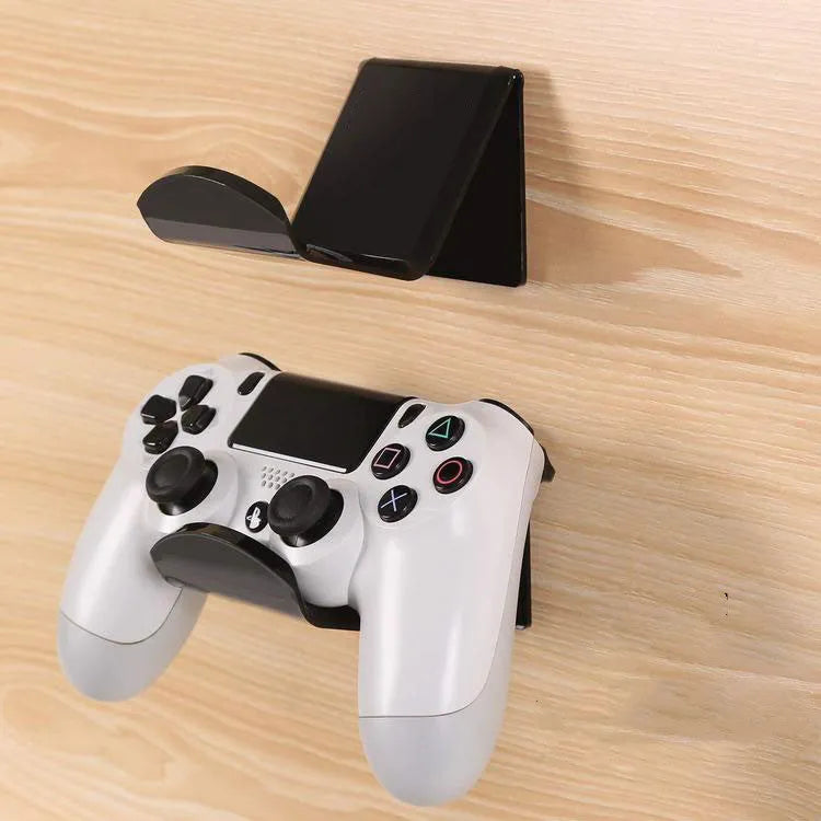Universal game controller mounting bracket in black, white and transparent colours