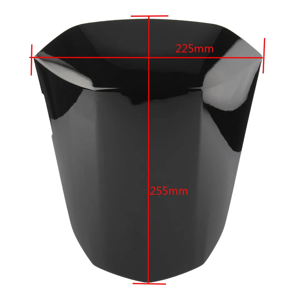 Suzuki GSXR1000 motorcycle rear seat cowl cover in ABS plastic showing streamlined design