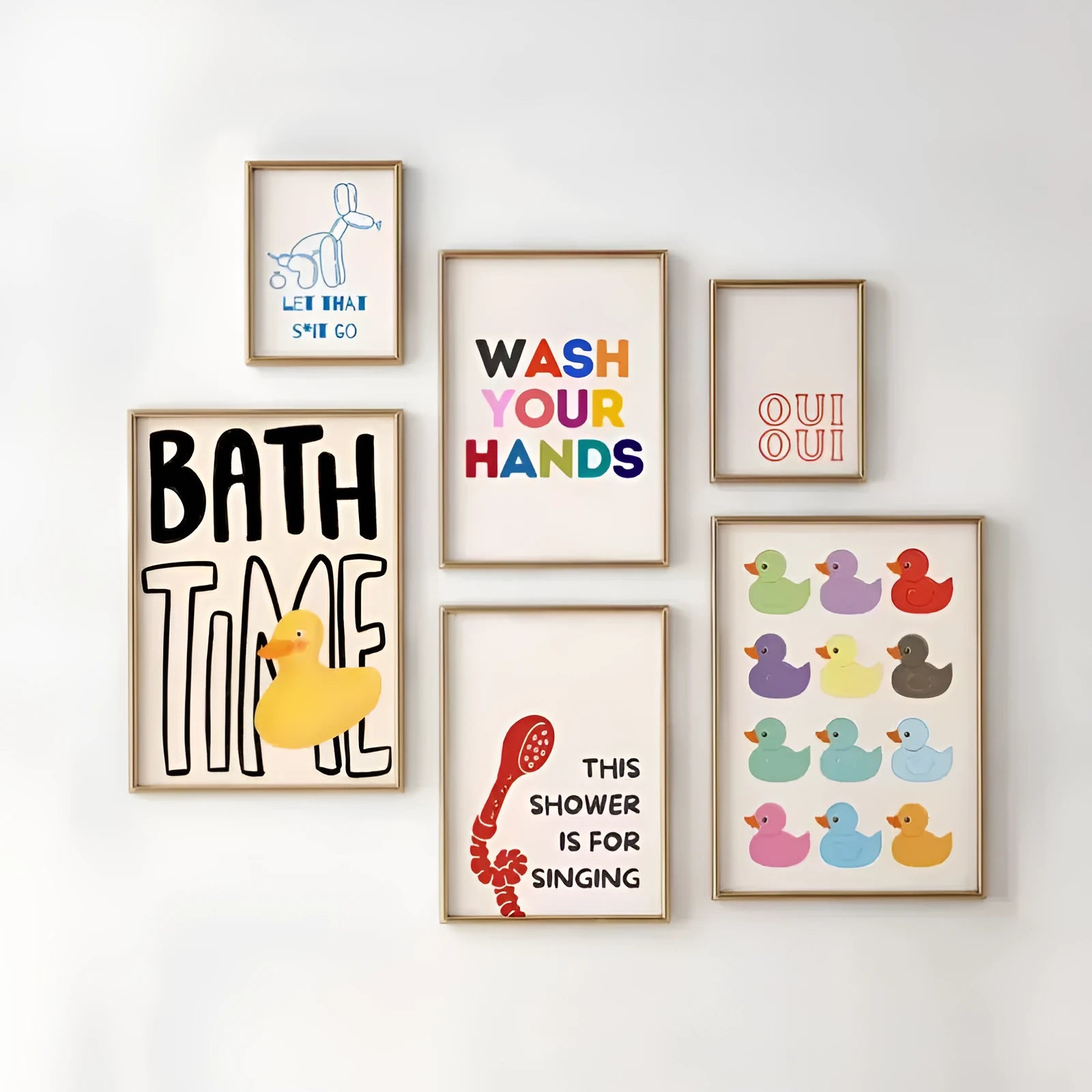 Modern frameless canvas decorative painting for wall display in a living room setting.