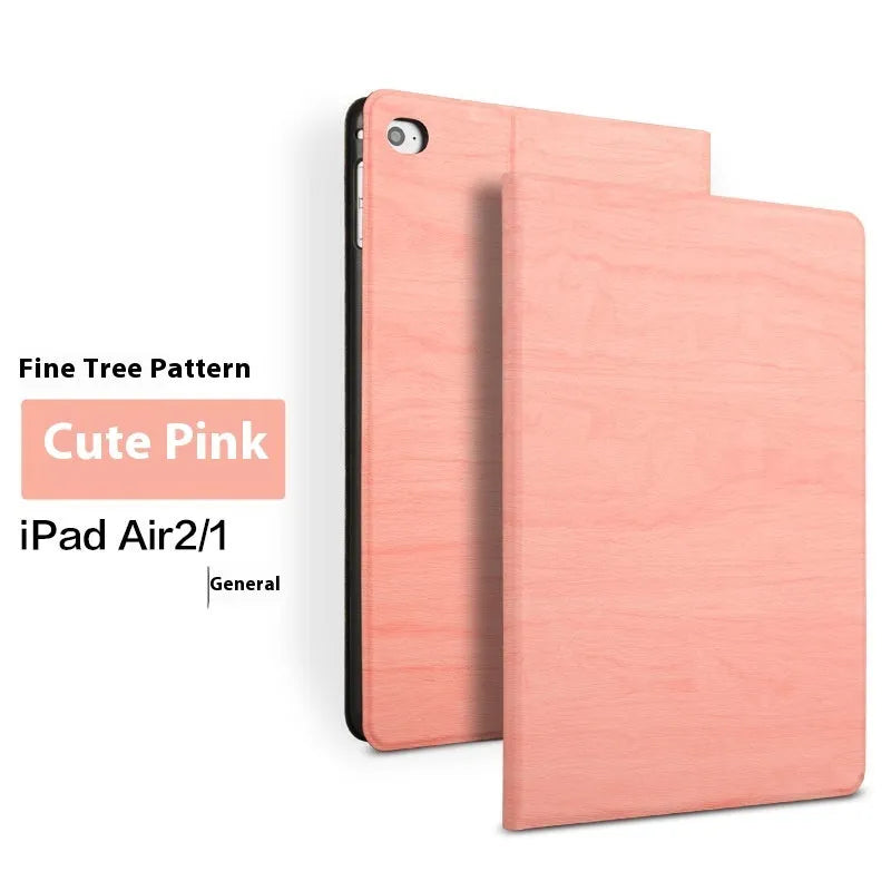 Sapphire blue and black imitation leather iPad protective covers with integrated sleep bracket