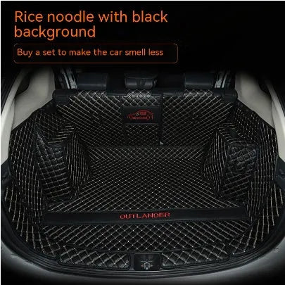 Mitsubishi Outlander fully surrounded 3D boot liner mat in TPE XPE non-slip material