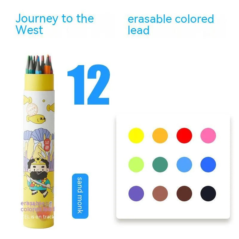 Zhenglin Sports Series colour pencils in paper barrel with multiple colour refill options
