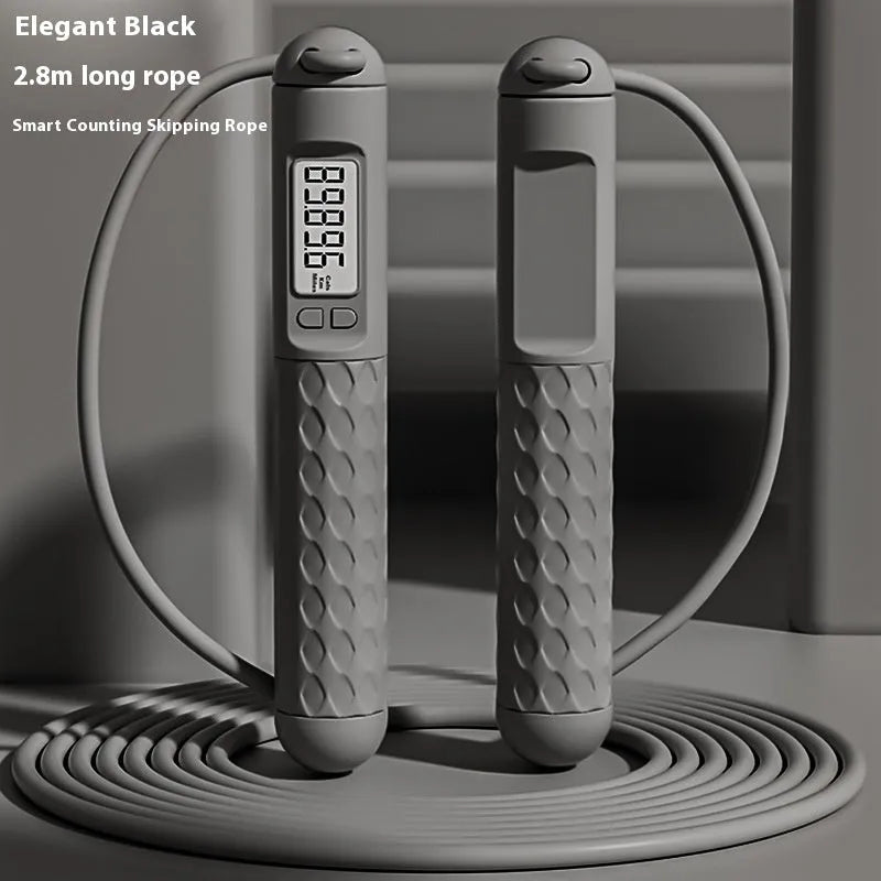 ABS fitness skipping rope with bearing mechanism in multiple colour and cord style options