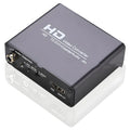 Black HDMI to DVI converter with coaxial audio output and 1.5 metre cable for 1080p safety monitors