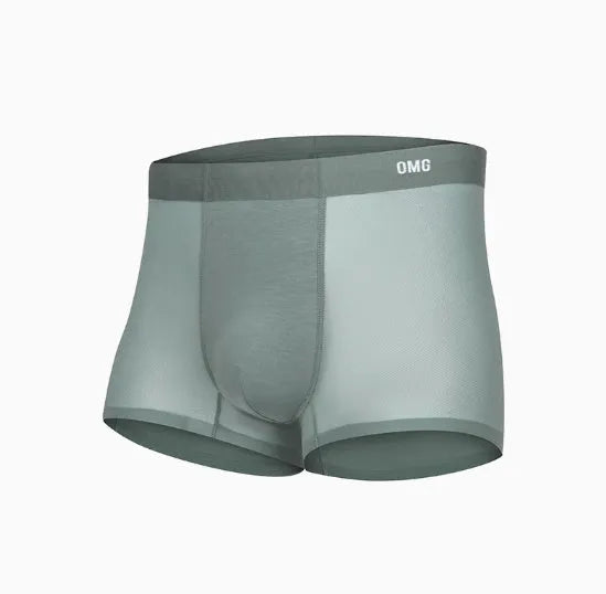 Men's large size seamless antibacterial fitness shorts in four colour options