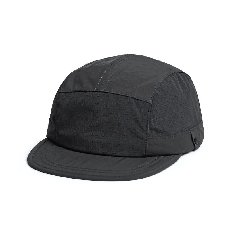 Breathable polyester tongue cap in dome crown style with sunshade function available in multiple colours size M