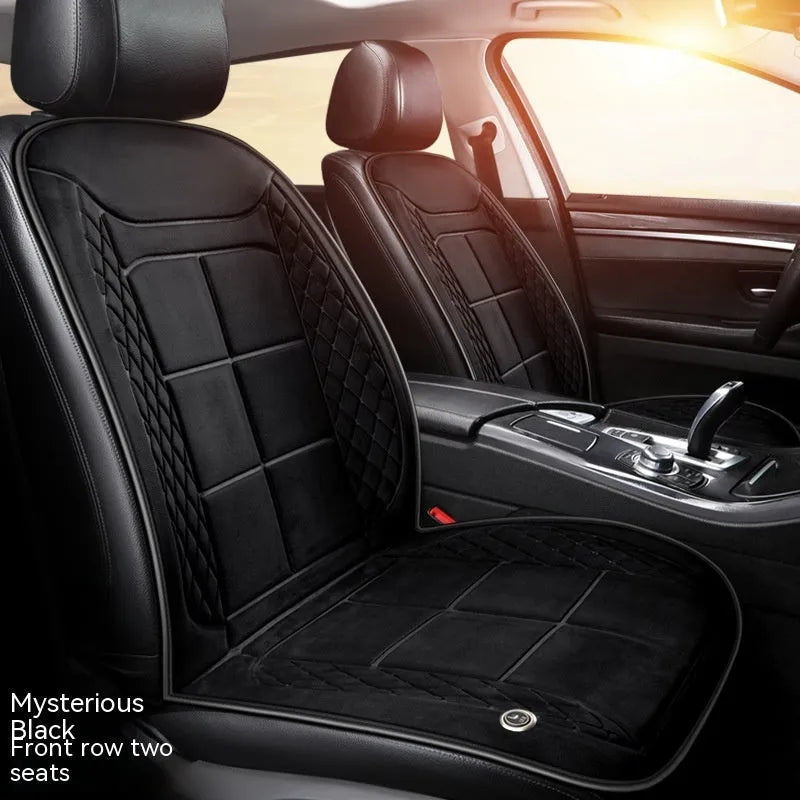 Car heated cushion with automatic heating function for winter use in vehicle