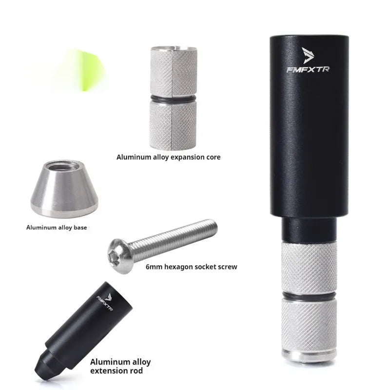 Aluminium alloy bicycle handlebar extension rod with 15-20mm adjustment range