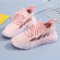 Women's cowhide leather sports casual shoes with round toe and flat heel design