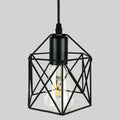 American country decorative light with iron shade in multiple head configurations