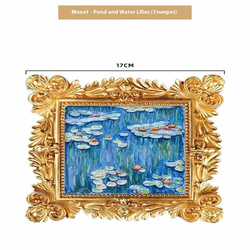DIY oil painting kit with epoxy pottery paints showing Van Gogh Sunflowers design on canvas