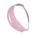Far infrared elastic V face bandage facial care tool in pink or black colour options