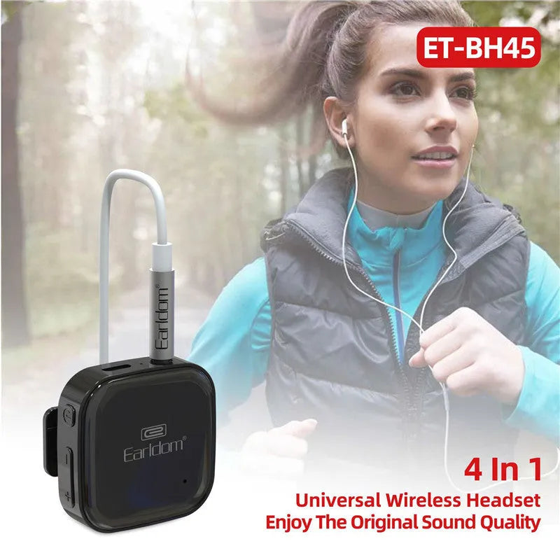 Bluetooth lavalier headphones in black, grey, and red colours with neckband design