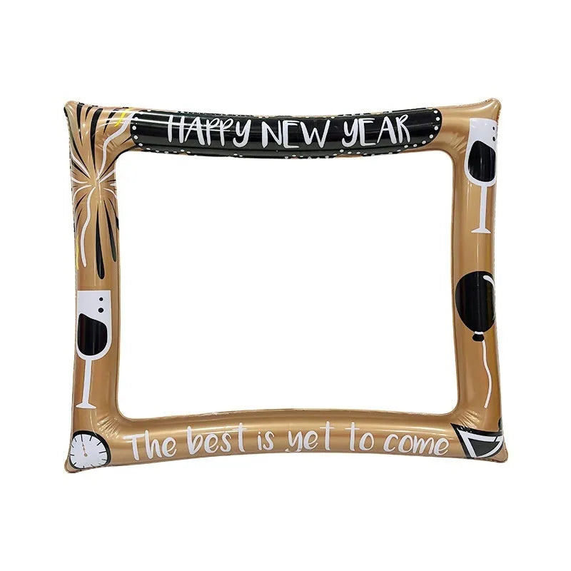 Christmas inflatable photo frame with tree design for party photography