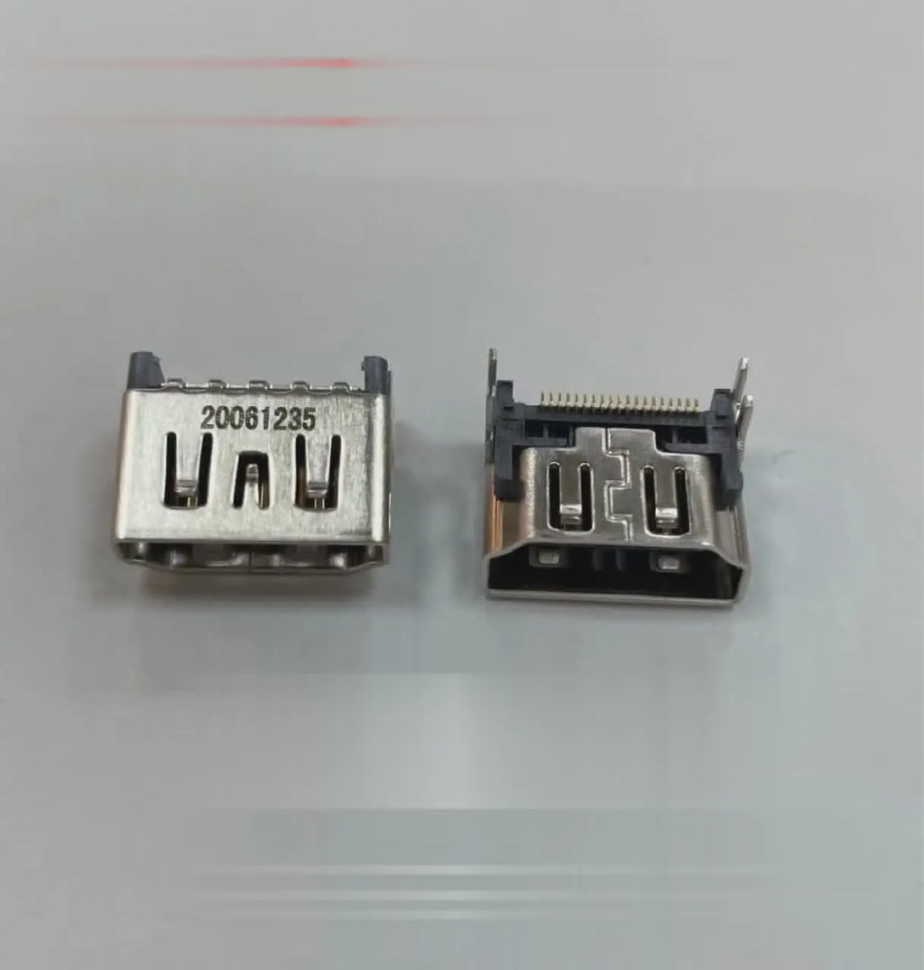 Silver HDMI host interface socket replacement part for gaming console connections