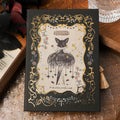 Retro Art THALO A5 notebook with 40g wood pulp paper, shown in A-Little Rabbit, Forest, and Red Fruit Temptation cover designs.