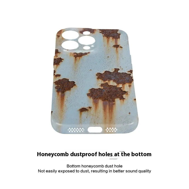 Rust Spot phone case for iPhone 16 Pro, hard shell drop resistant all-inclusive cover