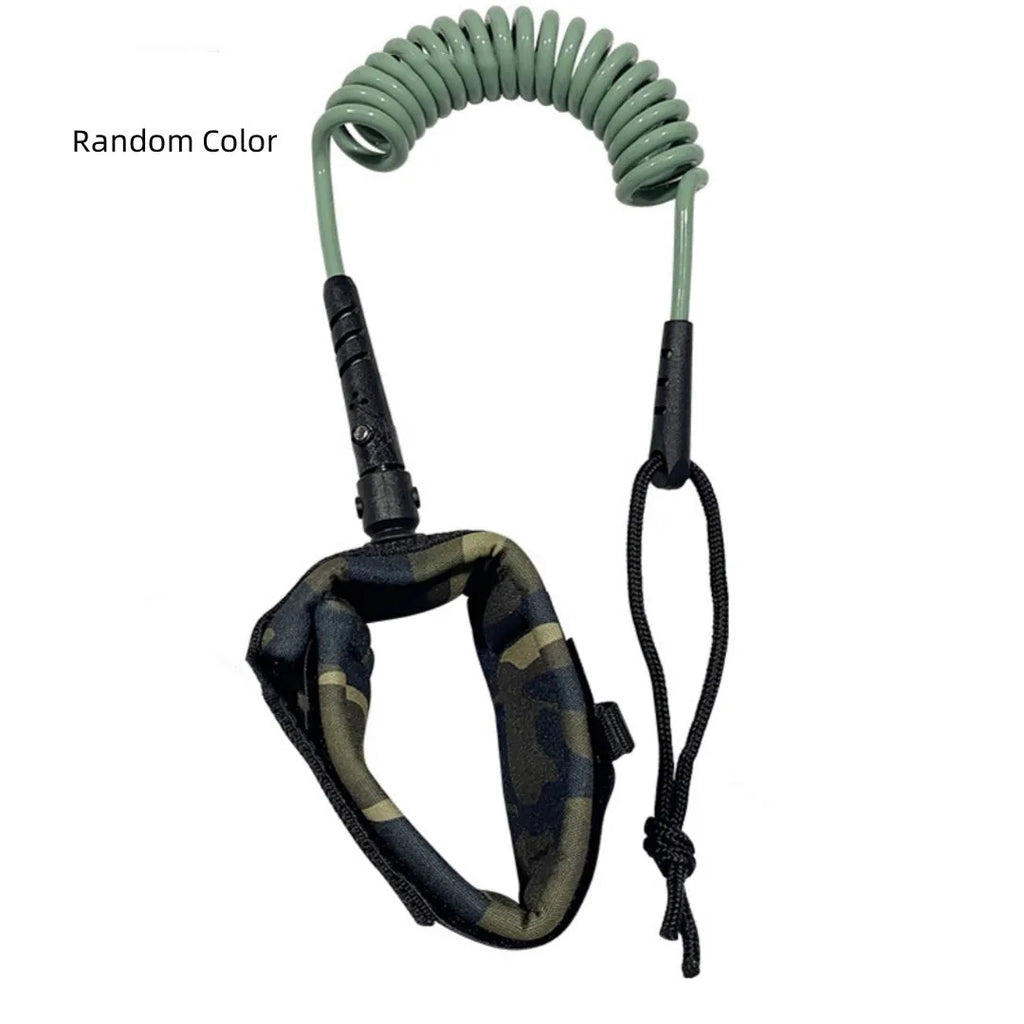 Surfboard hand holding rope showing high elasticity pulp construction