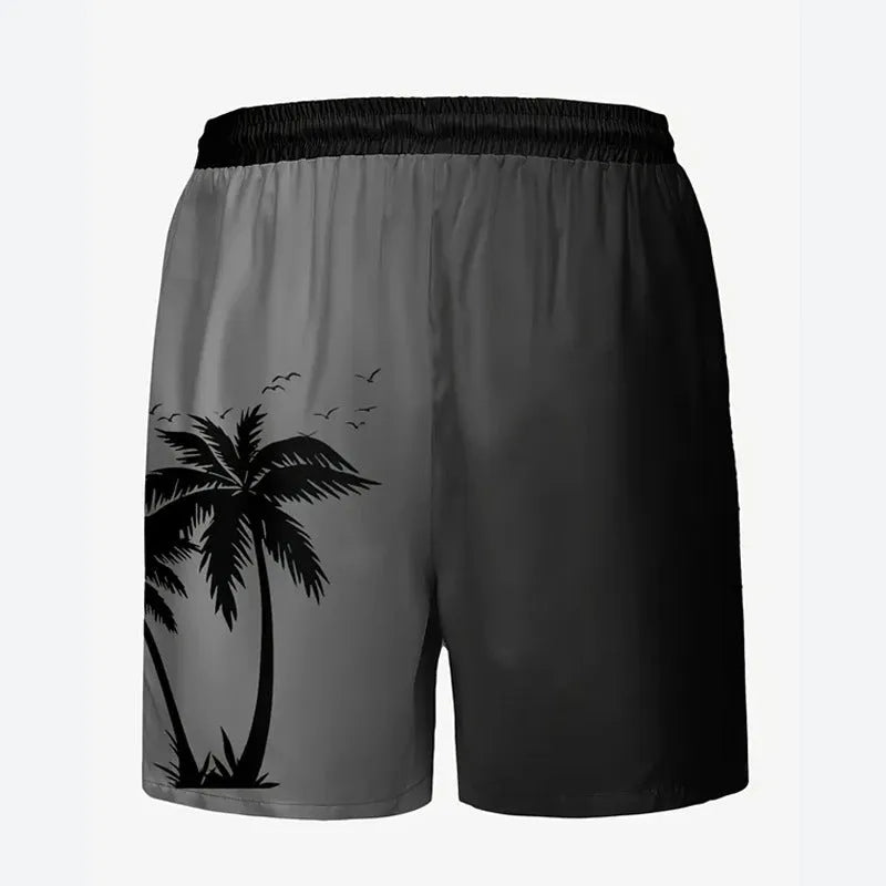 Men's loose fit summer beach trousers in polyester fabric available in multiple colours