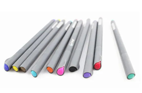 Hook line technical drafting pen with 0.38mm tip and 15.8cm barrel for architectural and broadcast applications