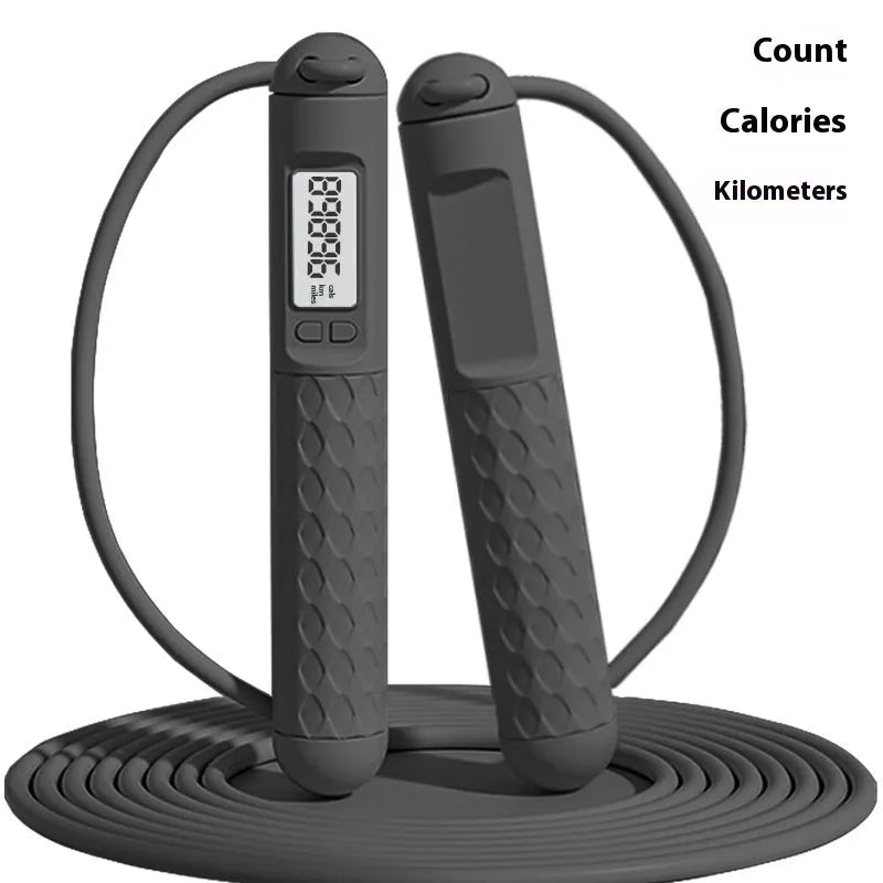 ABS fitness skipping rope with bearing mechanism in multiple colour and cord style options