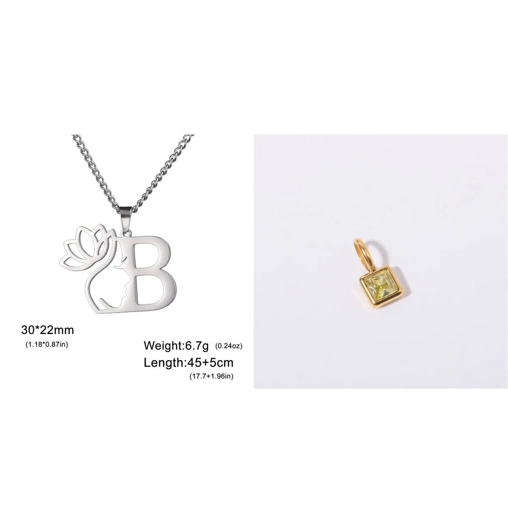 Stainless steel cross chain necklace with electroplated finish and single pendant