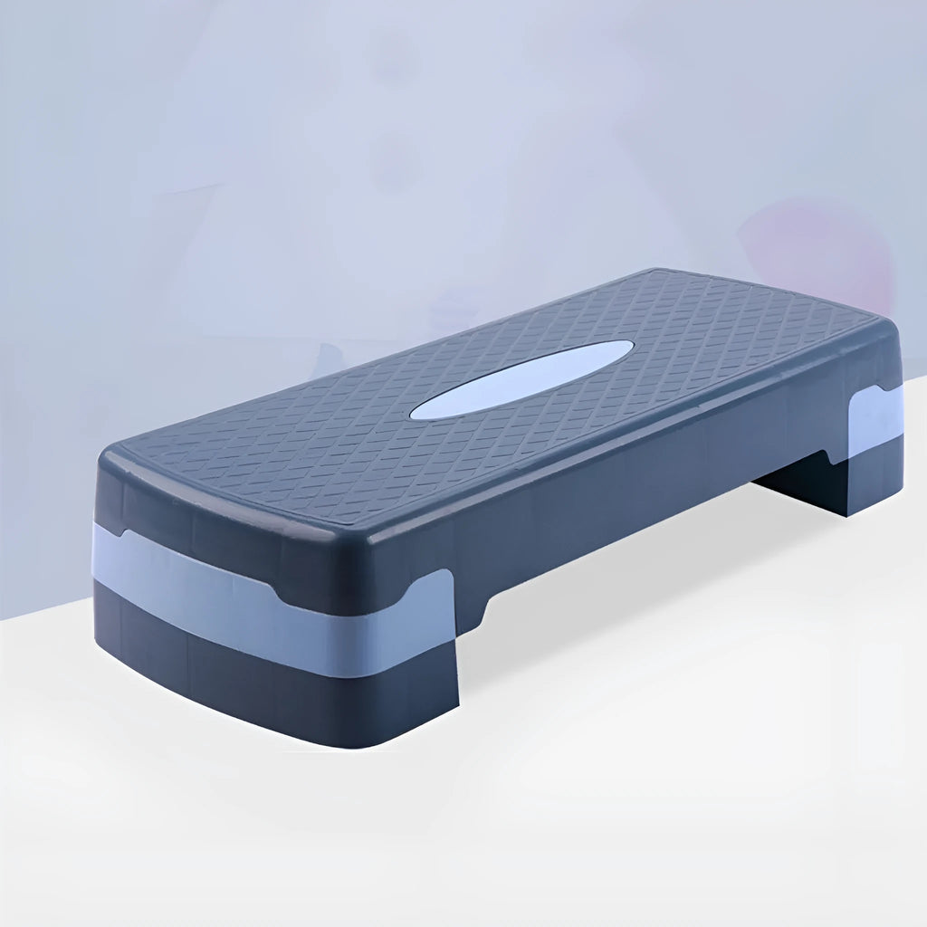 Grey Fit Step Aerobic Platform for home fitness and step aerobics exercises.