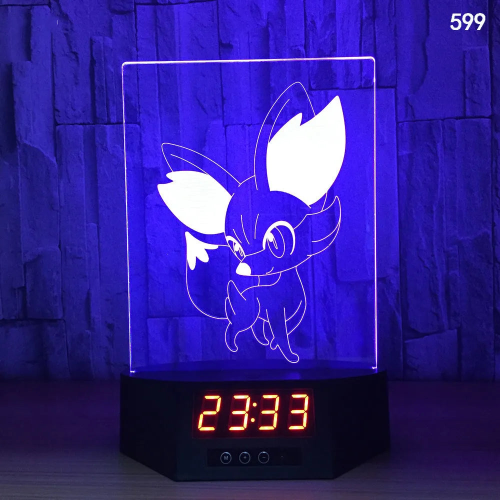 3D dolphin design LED night light with wireless charging surface and remote control