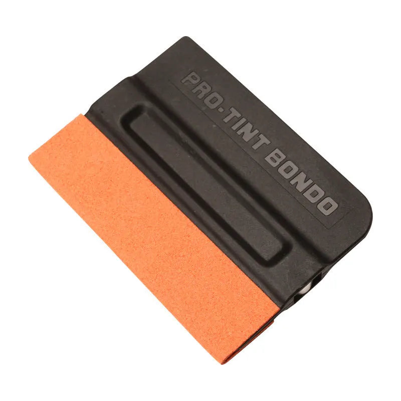 Car vinyl film scraper tool with ABS plastic handle and interchangeable scraping head