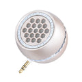 Universal external amplifier speaker in black, rose gold, or local gold with 5V input.