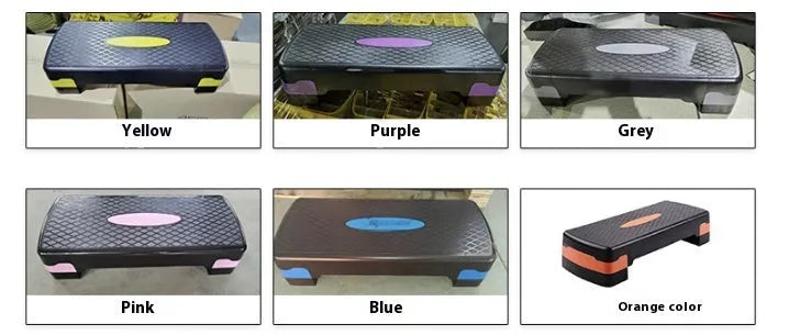 Grey Fit Step Aerobic Platform for home fitness and step aerobics exercises.