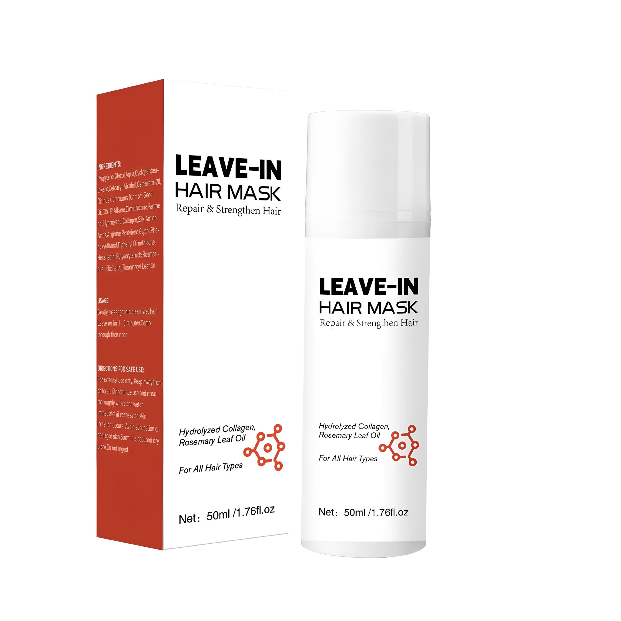 50ml hair conditioner bottle for frizzy hair with FP-5 export classification
