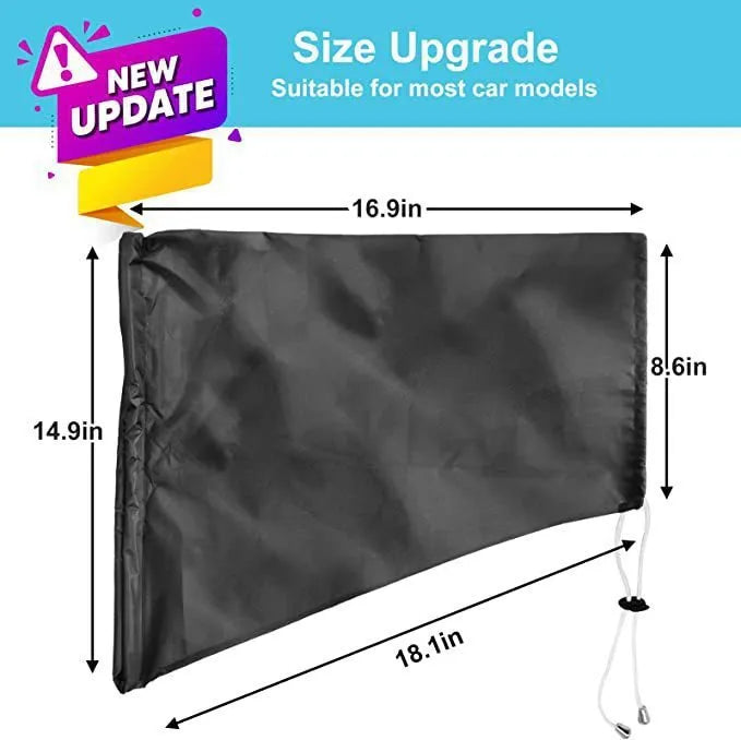 Grey waterproof drawstring cover for electric vehicle charging connector