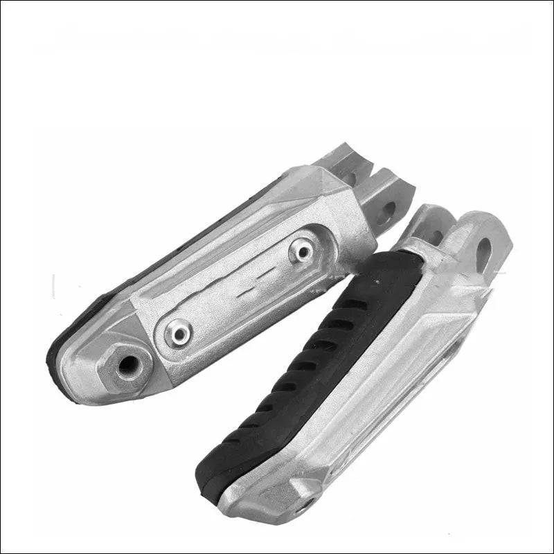 Black aluminium alloy motorcycle foot pegs for Suzuki Hayabusa and V-Strom models