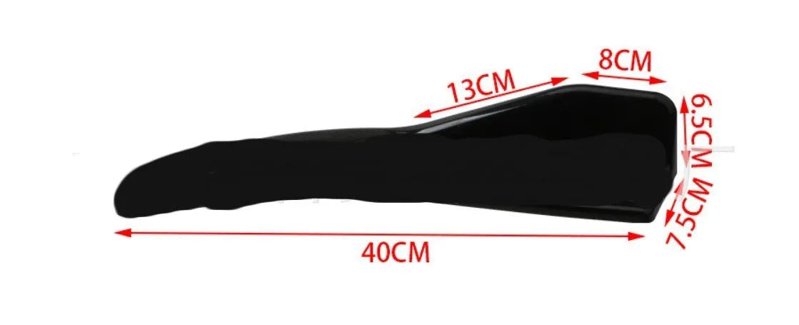 Front and rear carbon fibre car deflector spoiler for General Motors vehicles