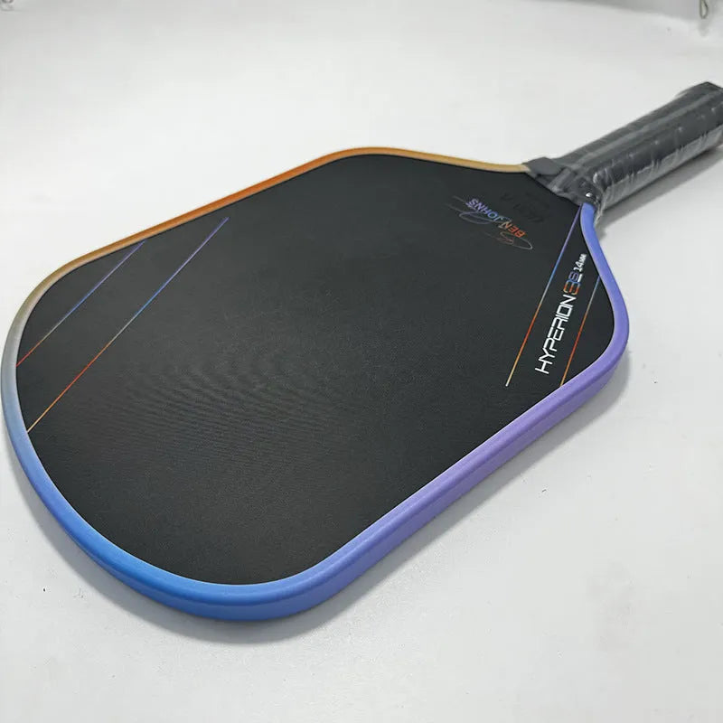 Aurora Multicolor Hyperion 3s carbon fibre pickleball racket with Teflon finish and multicolour design