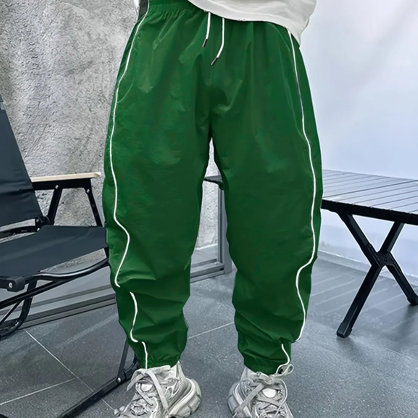 Men's loose fit bamboo fibre cropped sports trousers in multiple colour options