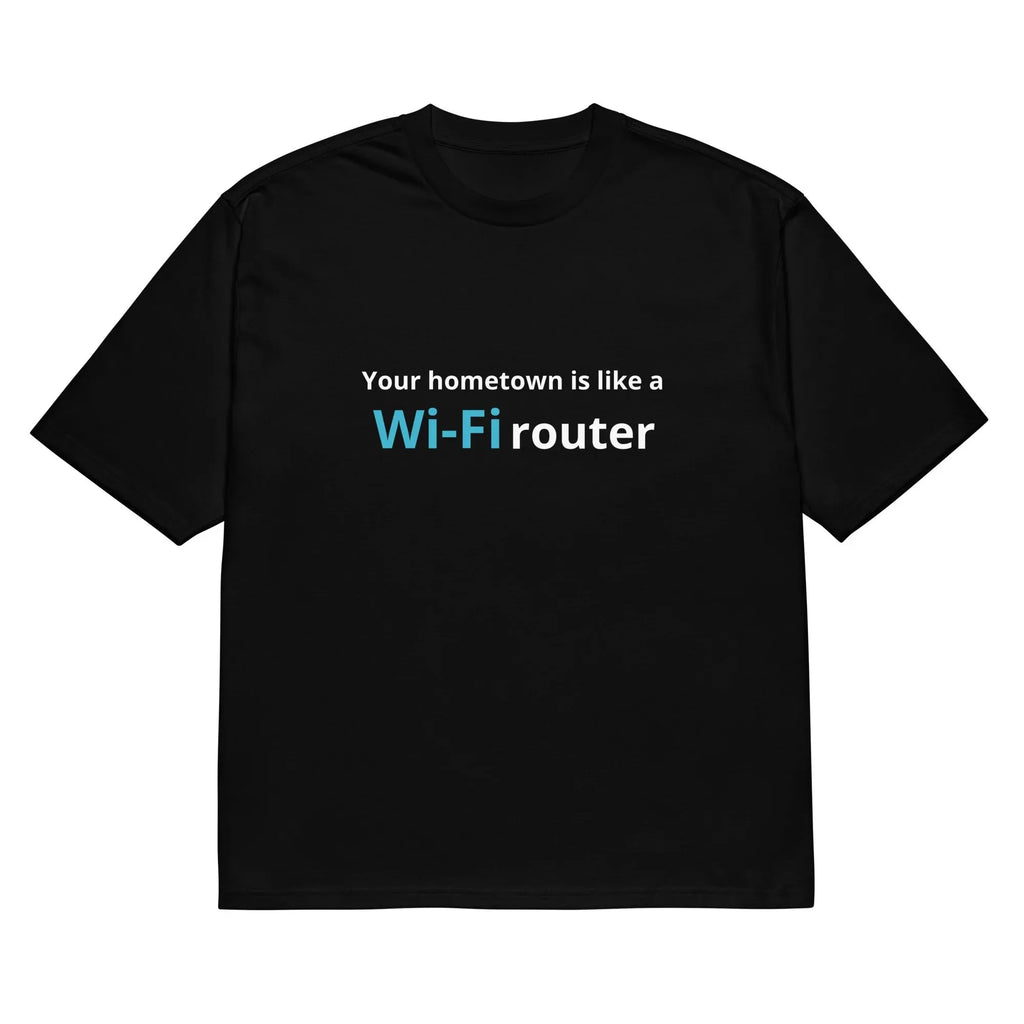 Black men's t-shirt with 3D printed cartoon design, loose fit, short sleeves, round neck